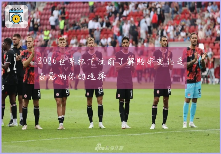2026世界杯下注前了解赔率变化是否影响你的选择